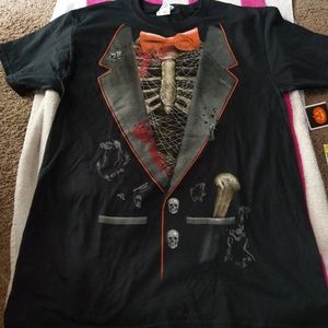 Skeleton Tuxedo t-shirt, NWT size medium
